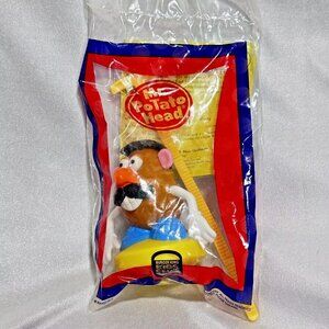 Vintage 1998 Burger King Kids Club Mr. Potato Head Spinning Spud Toy In Package